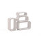 Set di 4 mensole POP colore bianco
