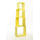 Set di 4 mensole quadrate POP colore giallo