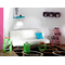 Set di 4 mensole quadrate POP colore verde