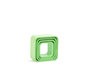 Set di 4 mensole quadrate POP colore verde