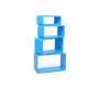 Set di 4 mensole rettangolare POP colore blu image 2