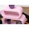 Set di 4 mensole rettangolare POP colore rosa