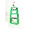Set di 4 mensole rettangolare POP colore verde