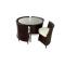 Set FIDJI - 4 SEDIE E 1 TAVOLO  colore cacao