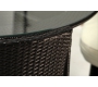 Set FIDJI - 4 SEDIE E 1 TAVOLO  colore nero