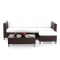 Set Hawai- 2 poltrone d'angolo 1 poltrona centrale, 1 tavolo basso ed 1 pouf