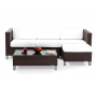Set Hawai- 2 poltrone d'angolo 1 poltrona centrale, 1 tavolo basso ed 1 pouf