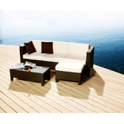 Set Hawai- 2 poltrone d'angolo 1 poltrona centrale, 1 tavolo basso ed 1 pouf image pub1