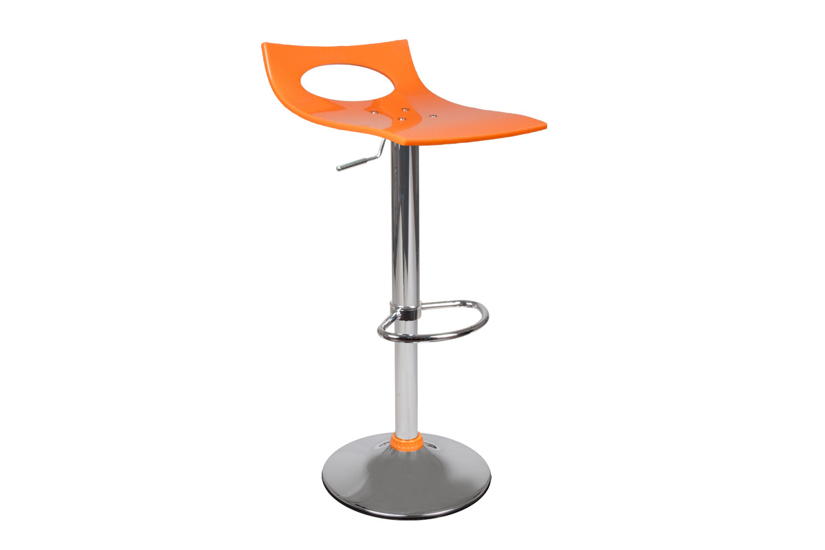 Sgabello da bar CALYPSO arancione