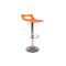 Sgabello da bar CALYPSO arancione