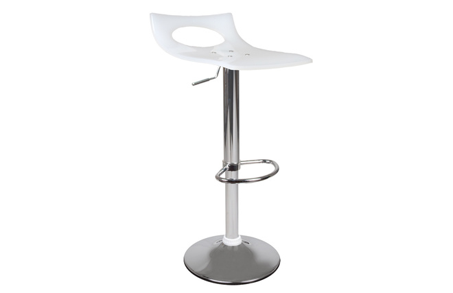 Sgabello da bar CALYPSO bianco