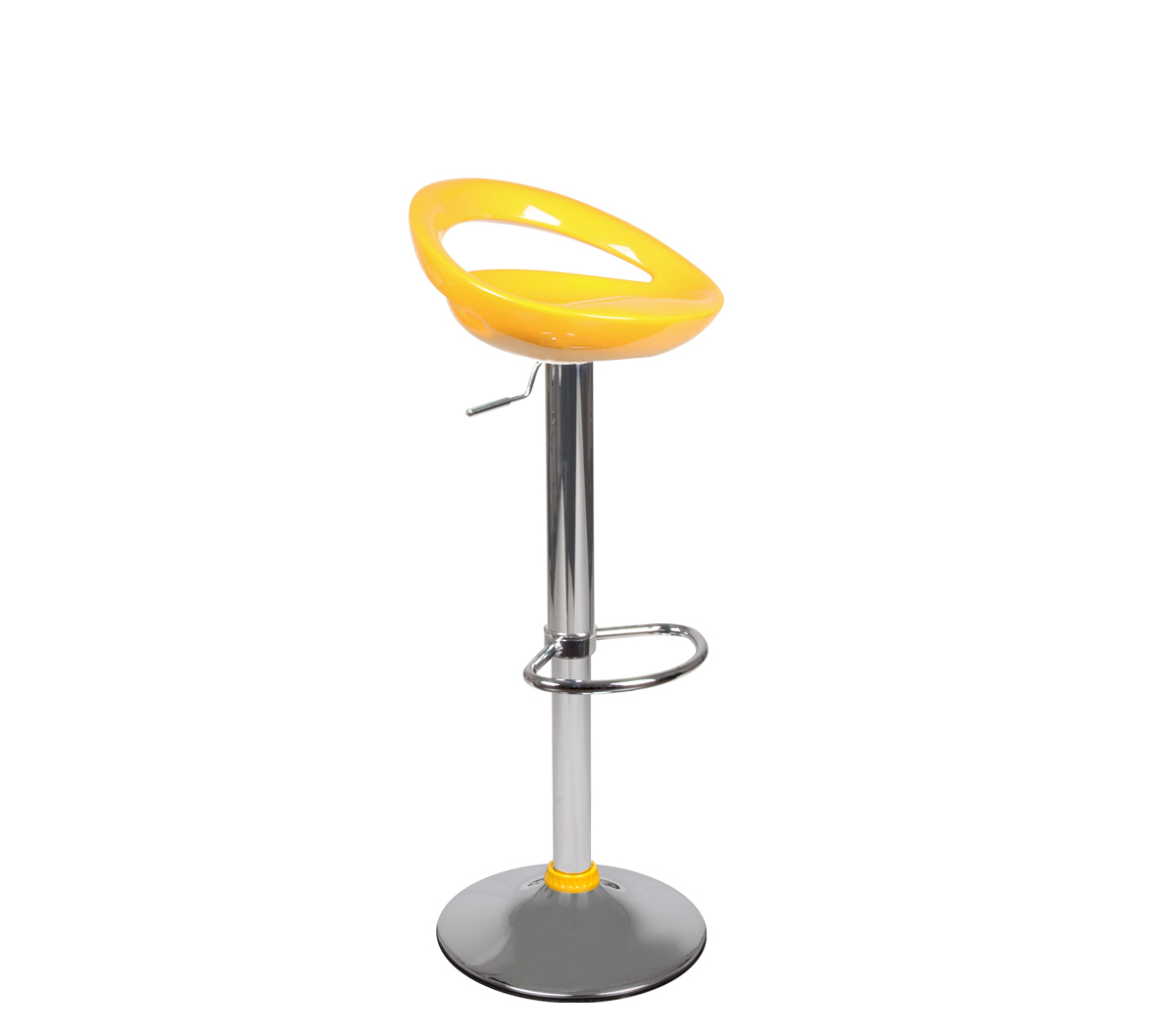 Sgabello da bar COMET giallo