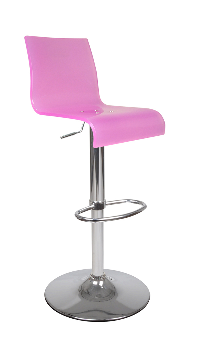 Sgabello da bar / cucina NEW SATURNO rosa