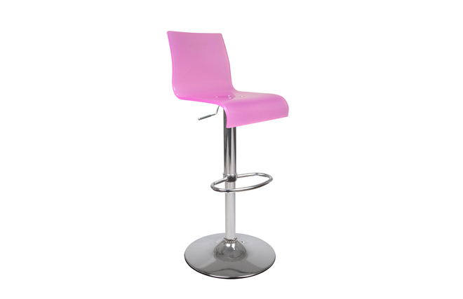Sgabello da bar / cucina NEW SATURNO rosa