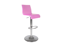 Sgabello da bar / cucina NEW SATURNO rosa
