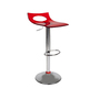 Sgabello da bar / cucina  plexiglas rosso CALYPSO