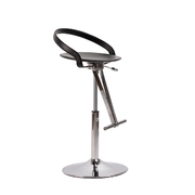 Sgabello da bar / cucina regolabile GLOSS SHINY � colore nero image pub1