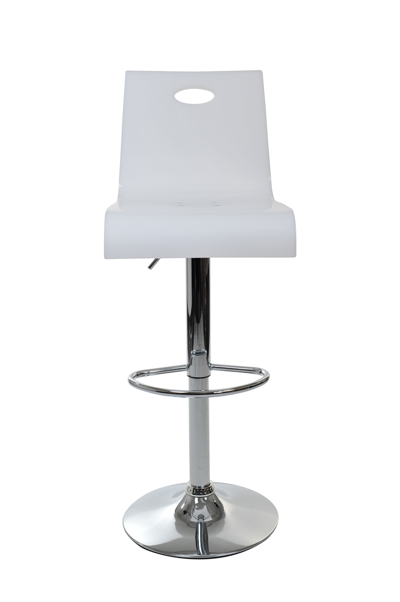 Sgabello da bar/cucina SATURNE plexiglas bianco image 1