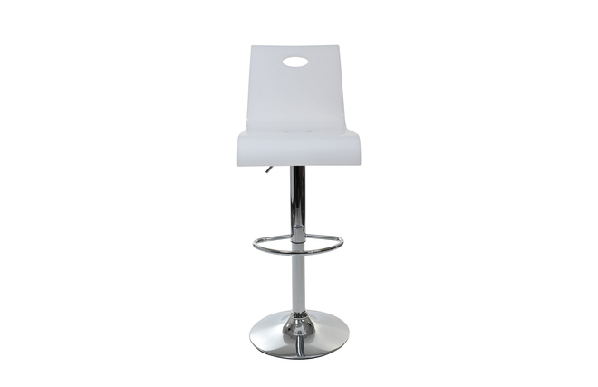 Sgabello da bar/cucina SATURNE plexiglas bianco