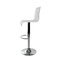 Sgabello da bar/cucina SATURNE plexiglas bianco
