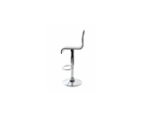 Sgabello da bar/cucina Saturno Plexiglas Nero (gruppo di 2)