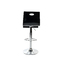 Sgabello da bar/cucina Saturno Plexiglas Nero