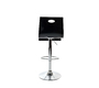 Sgabello da bar/cucina Saturno Plexiglas Nero