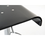 Sgabello da bar/cucina Saturno Plexiglas Nero
