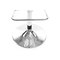  Sgabello da bar design argento e bianco VENUS