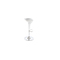     Sgabello da bar design  bianco e argento JUPITER