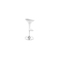     Sgabello da bar design  bianco e argento JUPITER