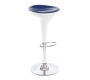  Sgabello da bar design  bianco e argento JUPITER  