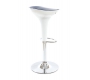  Sgabello da bar design  bianco e argento JUPITER  