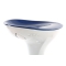  Sgabello da bar design  bianco e argento JUPITER  