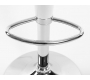  Sgabello da bar design  bianco e argento JUPITER  