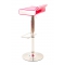 Sgabello da bar design bicolore rosa e bianco ICE POP