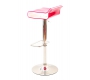 Sgabello da bar design bicolore rosa e bianco ICE POP