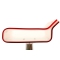Sgabello da bar design bicolore rosa e bianco ICE POP