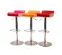Sgabello da bar design bicolore rosa e bianco ICE POP