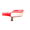 Sgabello da bar design bicolore rosso e bianco ICE POP