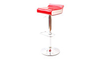 Sgabello da bar design bicolore rosso e bianco ICE POP
