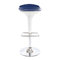     Sgabello da bar design blu e bianco VENUS