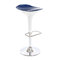     Sgabello da bar design blu e bianco VENUS