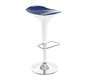     Sgabello da bar design blu e bianco VENUS