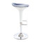    Sgabello da bar design blu e bianco VENUS