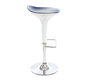     Sgabello da bar design blu e bianco VENUS