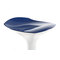     Sgabello da bar design blu e bianco VENUS