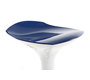     Sgabello da bar design blu e bianco VENUS