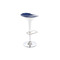     Sgabello da bar design blu e bianco VENUS