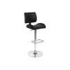 Sgabello da  bar design nero CERES